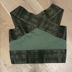 New Nike Pro Crop Top/Bra Top